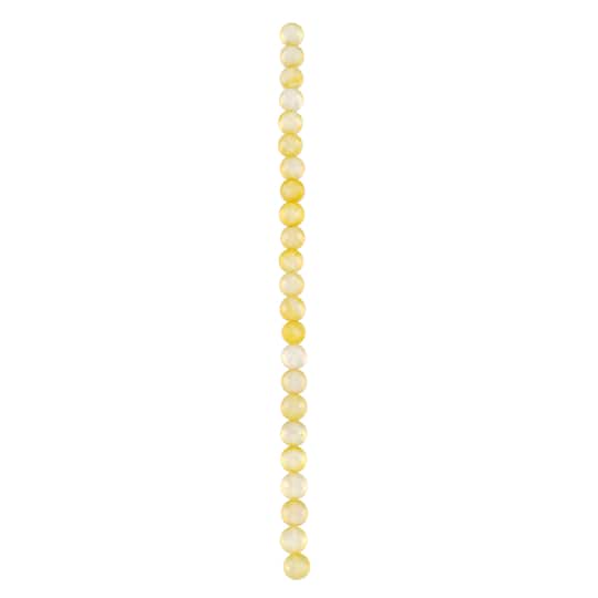 Yellow Faceted Agate Coin Beads by Bead Landing™